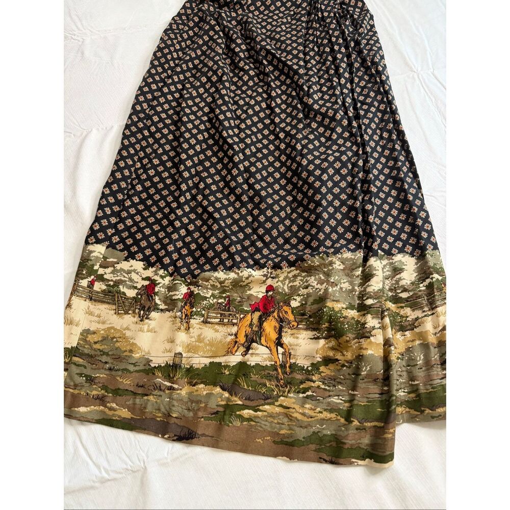 Susan Bristol Women’s Vintage Equestrian Skirt Size 10 - Picture 2 of 7